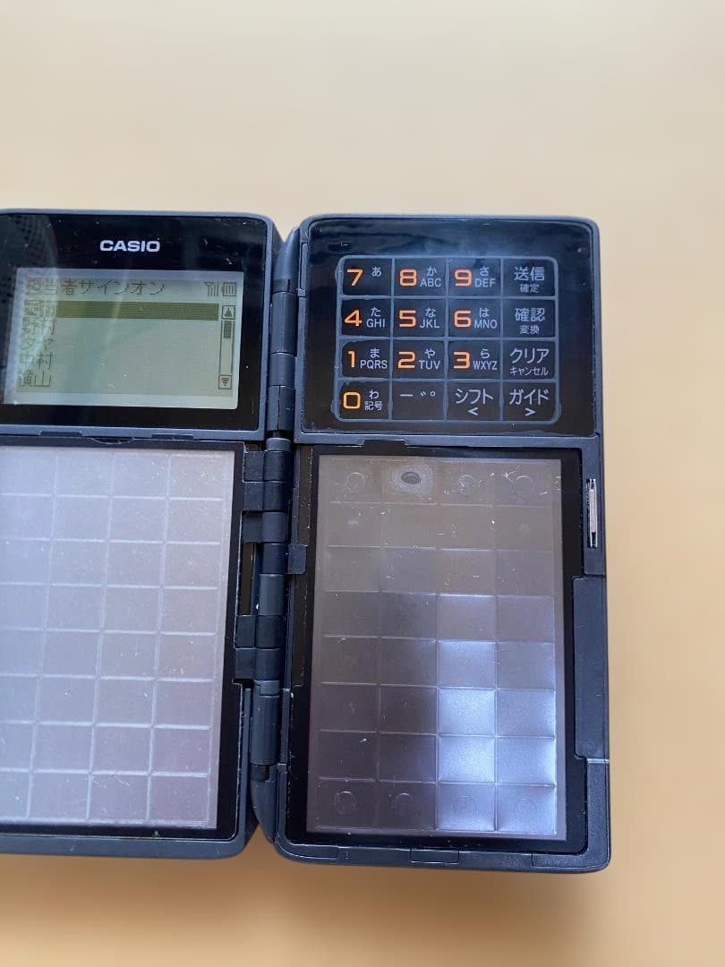 美品　 カシオ　オーダーリングハンディターミナルQF-R10