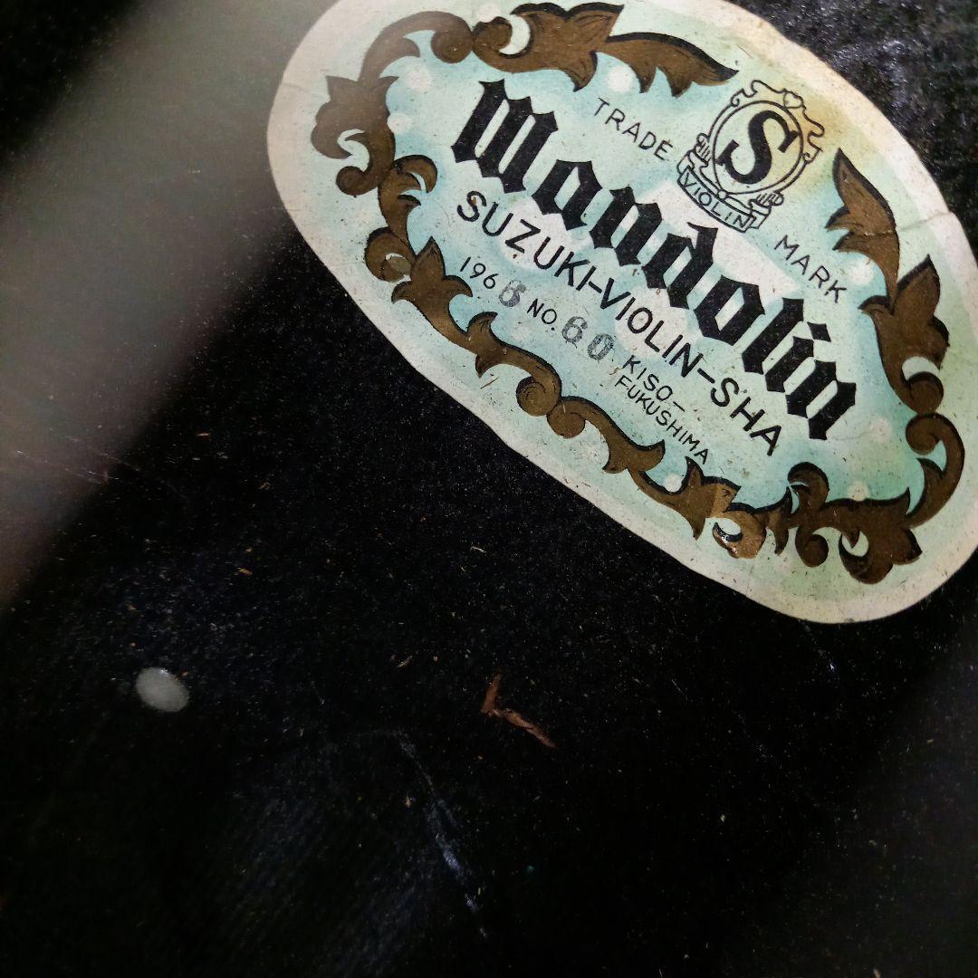 SUZUKI 鈴木バイオリン マンドリン No.60 1966年製 日本製