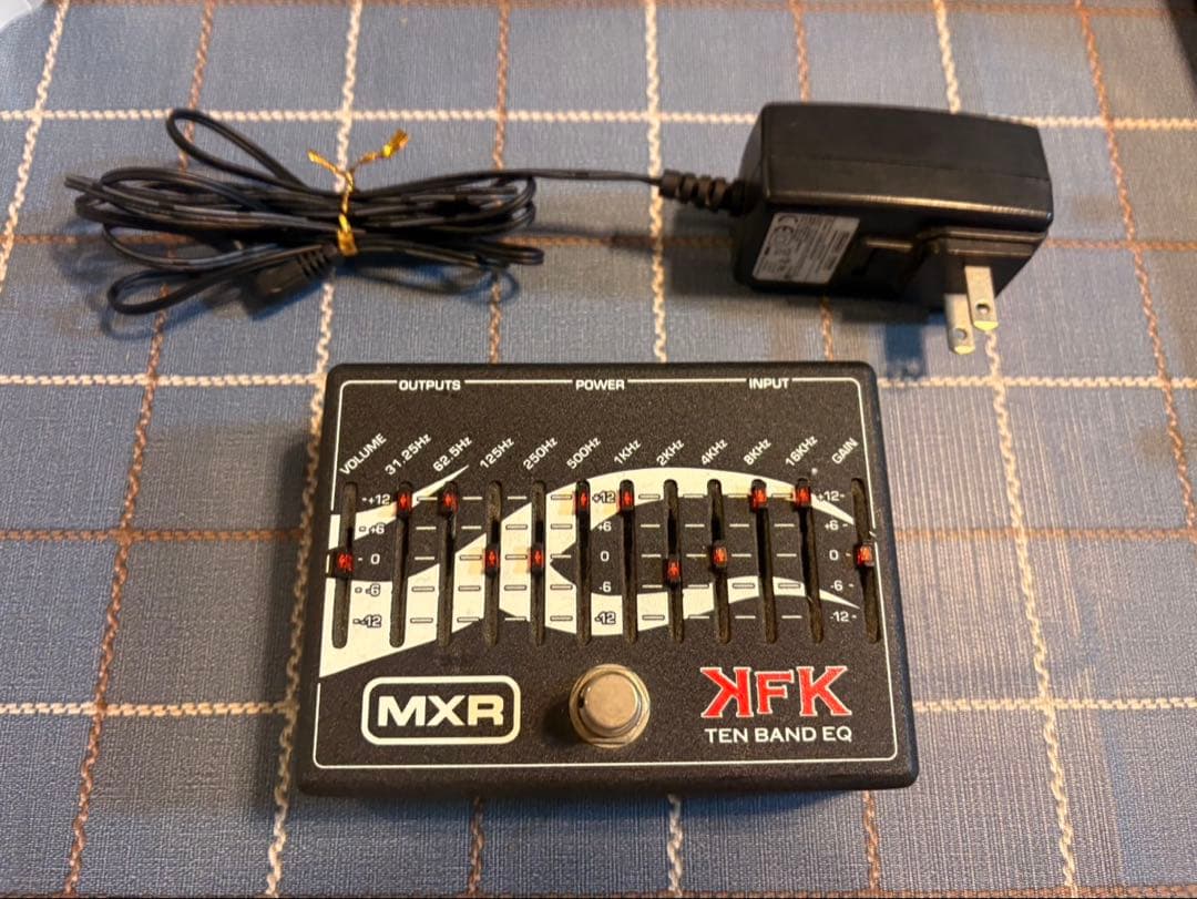 MXR KFK1 Ten Band EQ ケリー・キングモデル 18Vアダプター