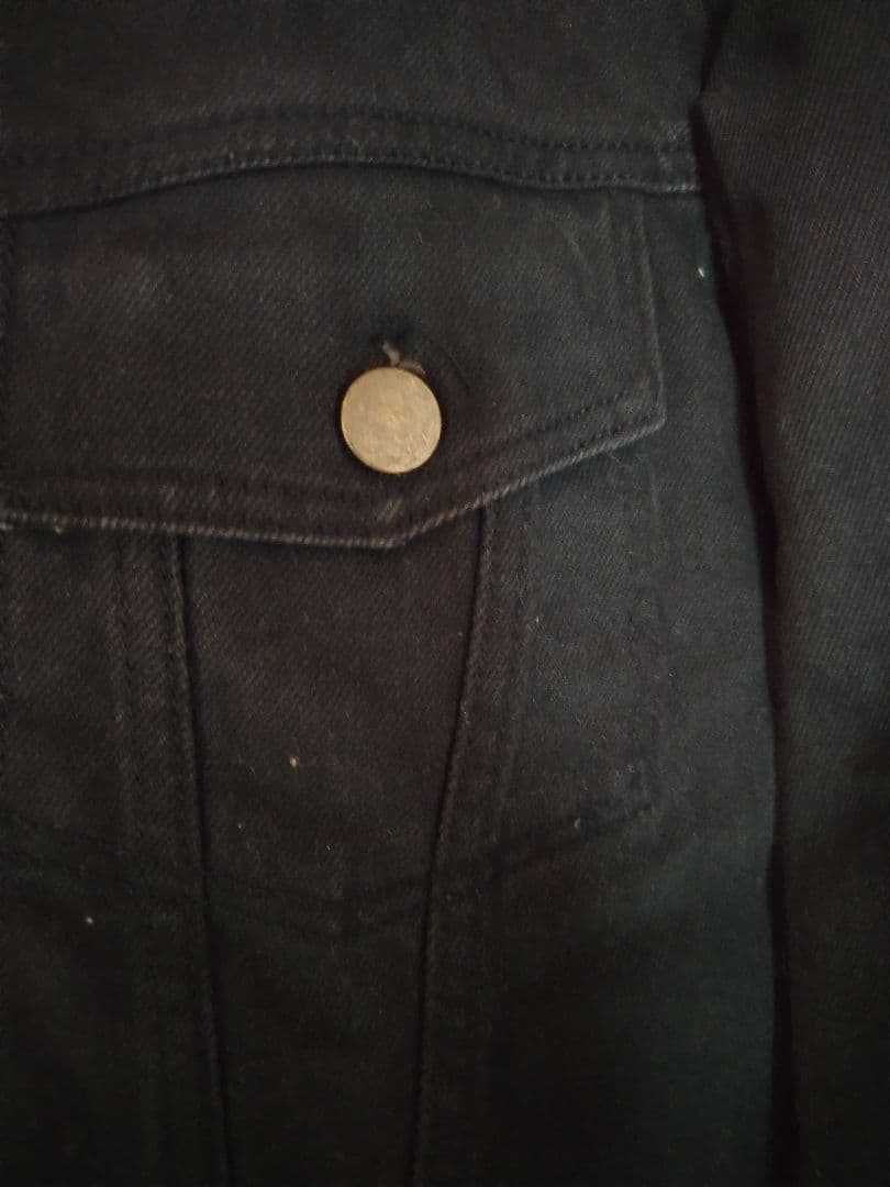 マイケル・モンロー デニムジャケット 黒 HANOI ROCKS