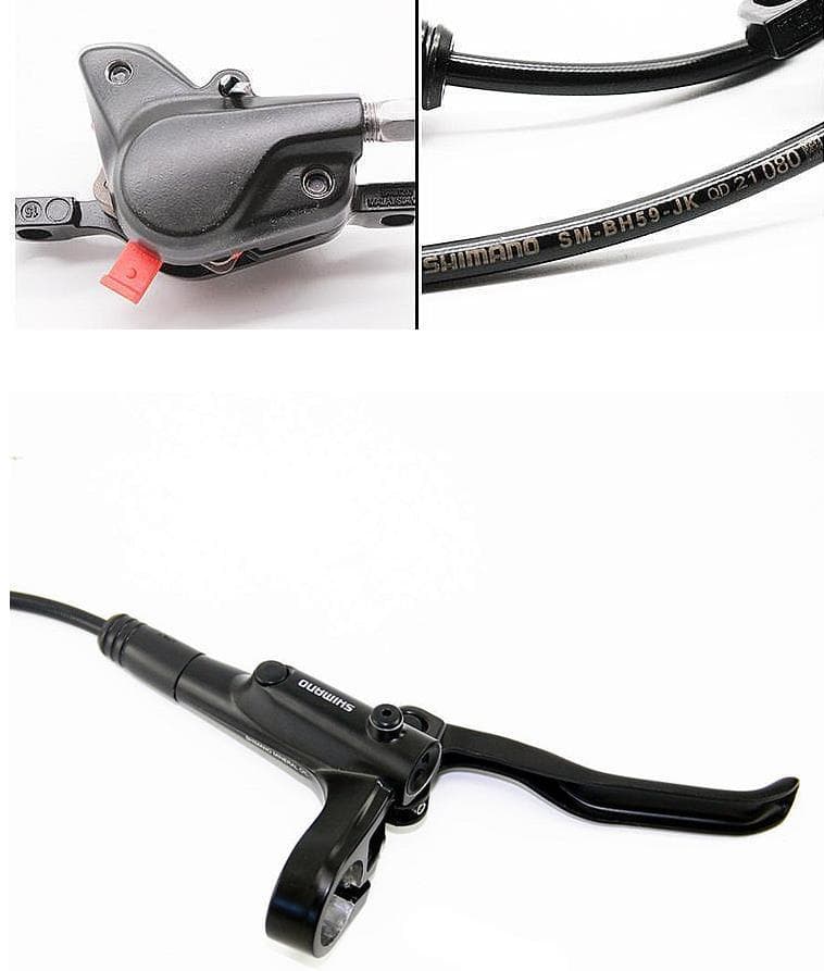 MT200油圧ブレーキ(インナケーブル)+SRAM180mmローター２枚