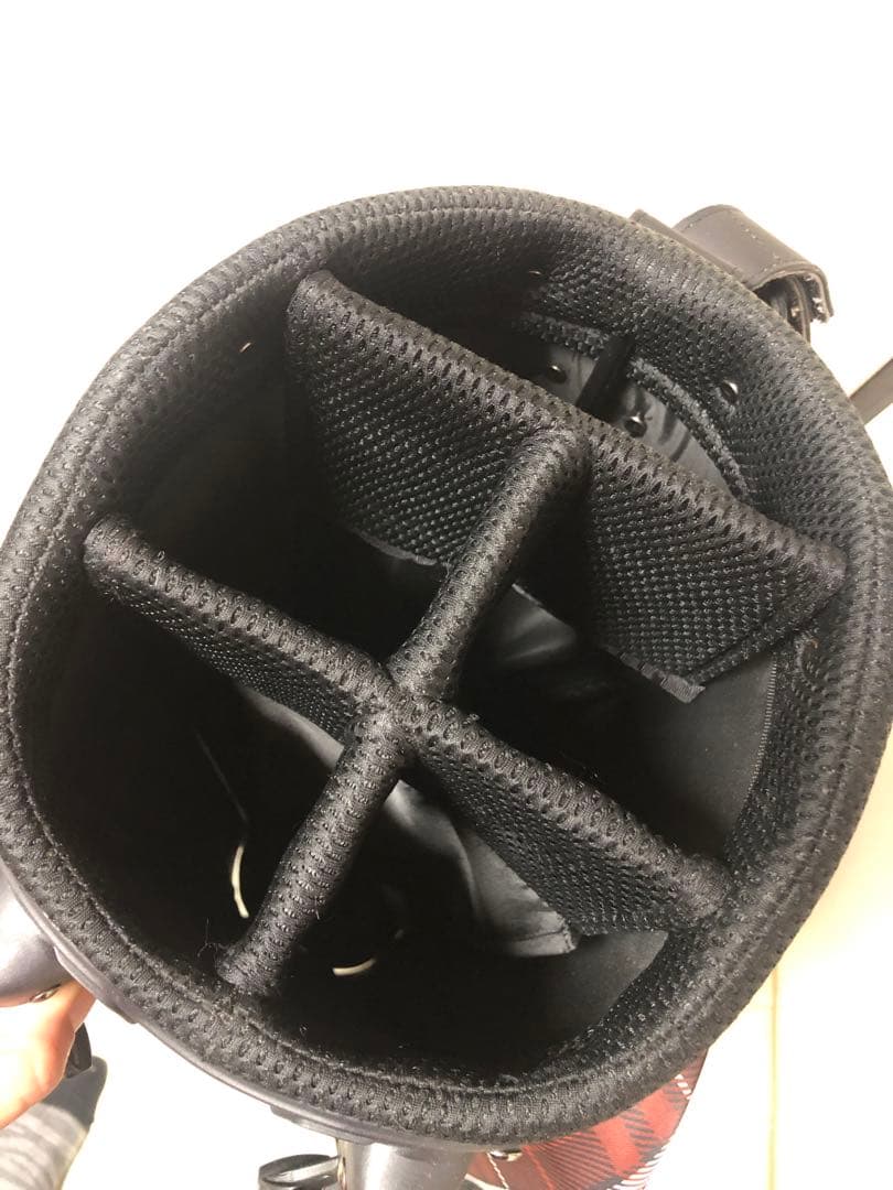 PEARLY GATES チェック柄 キャディバッグ　ヘッドカバー8点