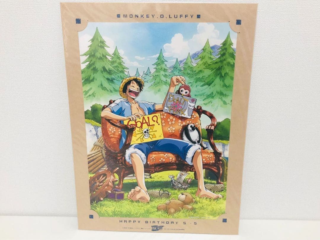 onepiece ワンピース ルフィ 限定 初期 ポートレート BIRTHDAY