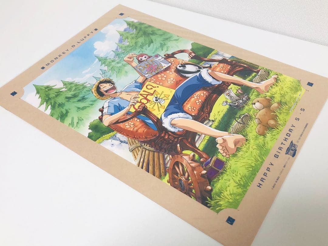 onepiece ワンピース ルフィ 限定 初期 ポートレート BIRTHDAY