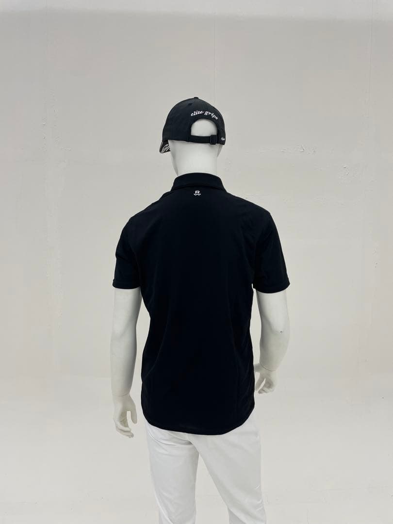 エリートグリップ　半袖ポロシャツ　スリムフィット　ブラック　L 新品