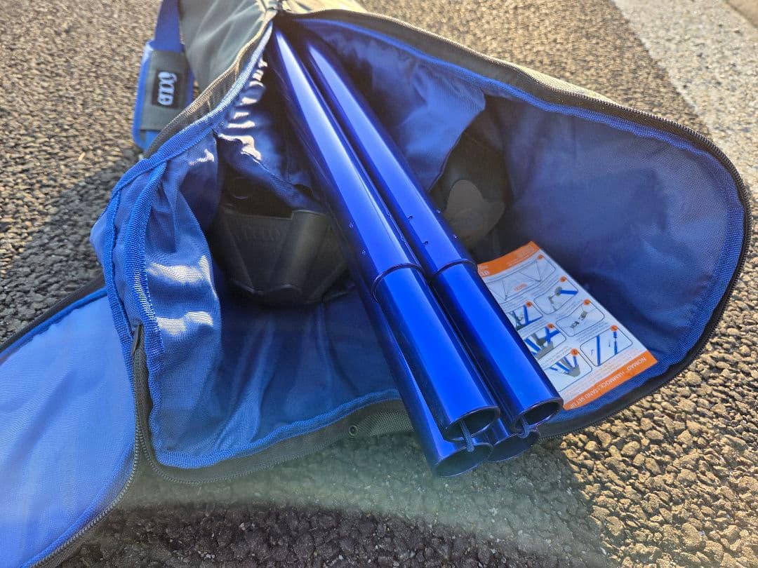 【美品】eno ノマド ハンモックスタンド 自立式 折りたたみ コンパクト