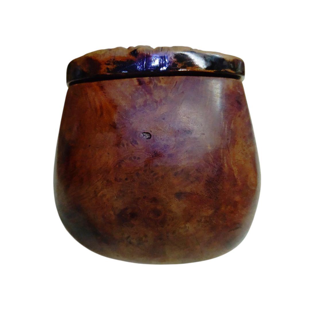 【山田】希少 とんこつ1つ提げたばこ入れ 瘤木