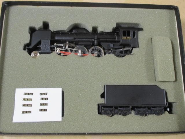 C58形 蒸機機関車 208号機　HOゲージ（金属製・宮沢模型製)