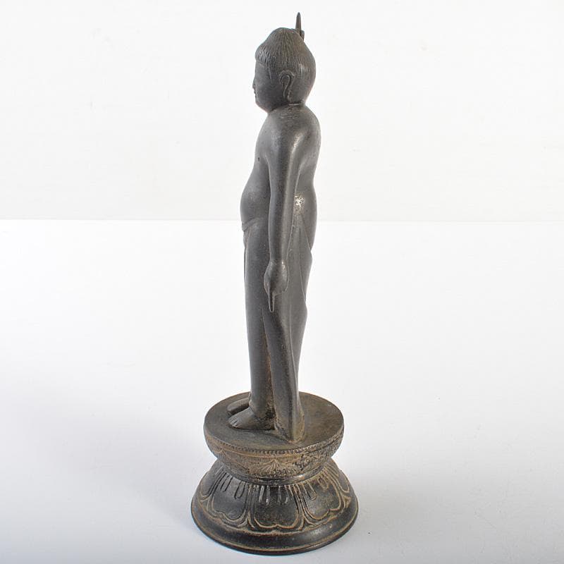 仏教美術　古銅　誕生仏　仏像　M　R6793