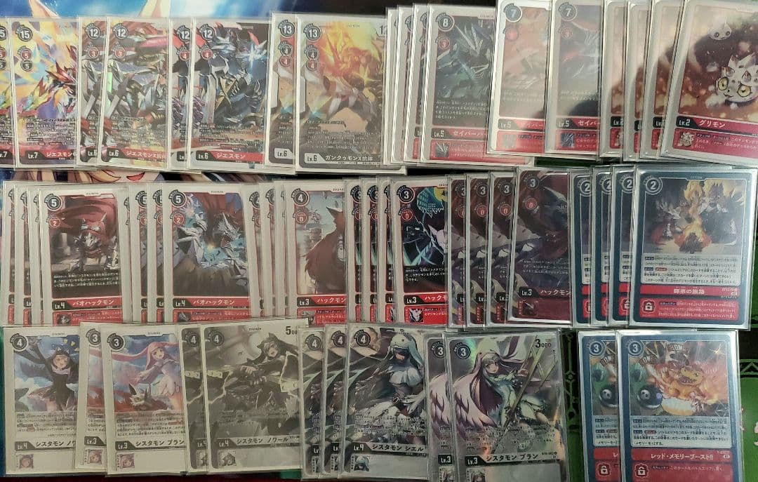 デジモンカードゲーム ジエスモン 高レアデッキ+デッキパーツ大量セット