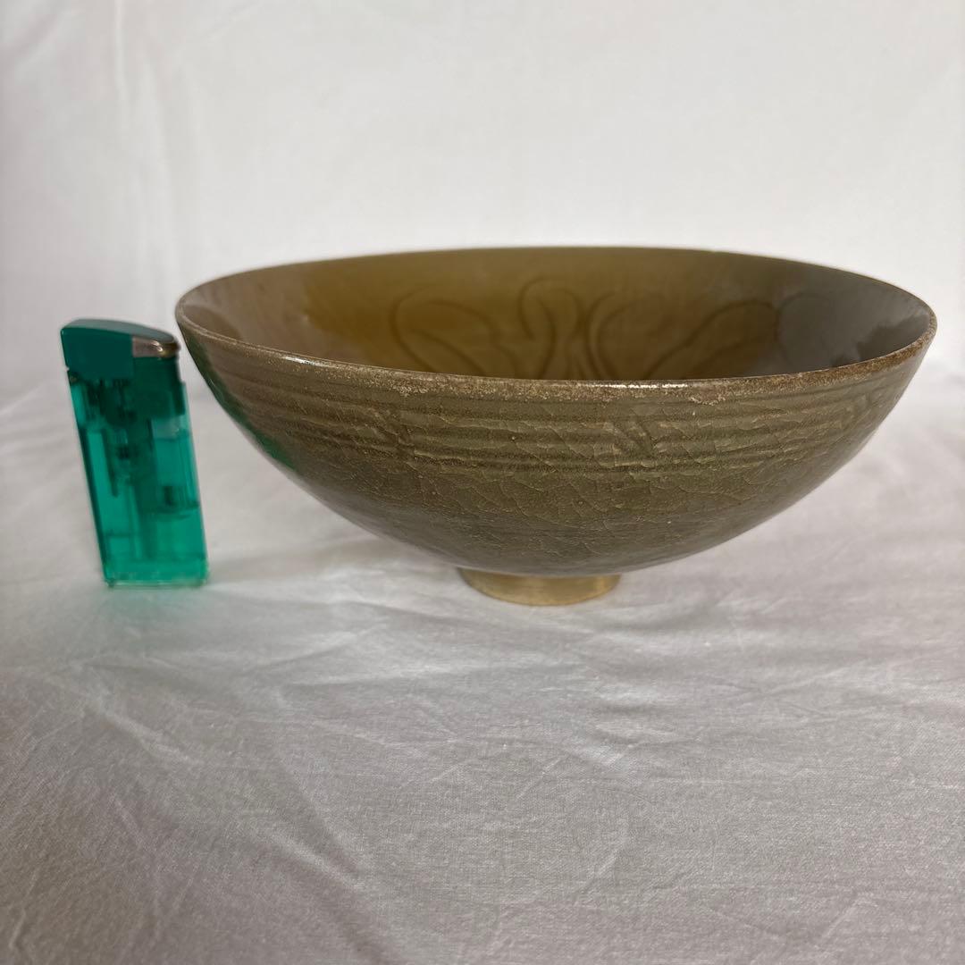 耀州窯 刻花文大鉢