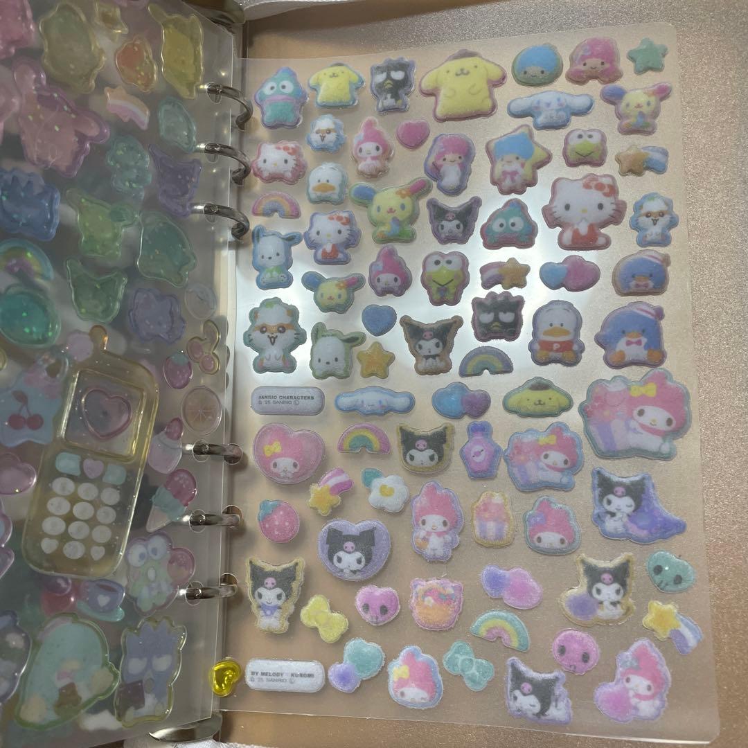 豪華　シール帳　完成品　卒業　サンリオ　ボンボンドロップ　コットンパフィーなど