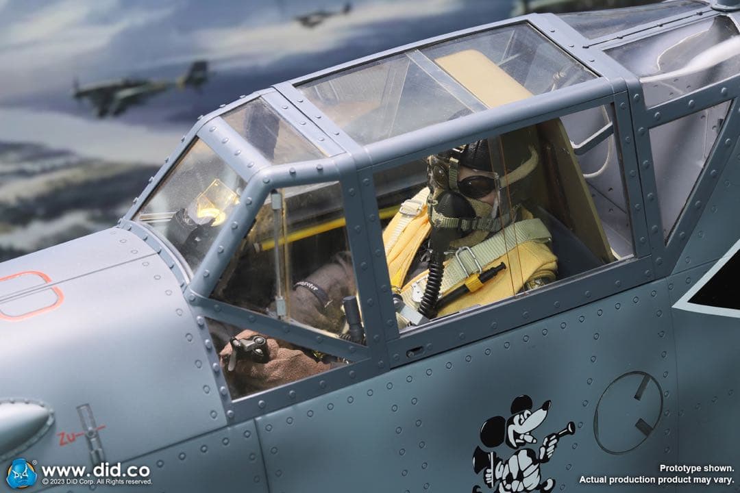 1/6 DID社　WW2ドイツ空軍　メッサーシュミットBf109 コックピット