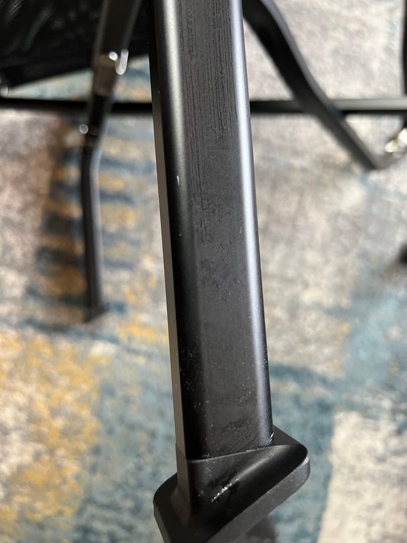  peak メッシュローチェアー　アウトドアチェア 黒