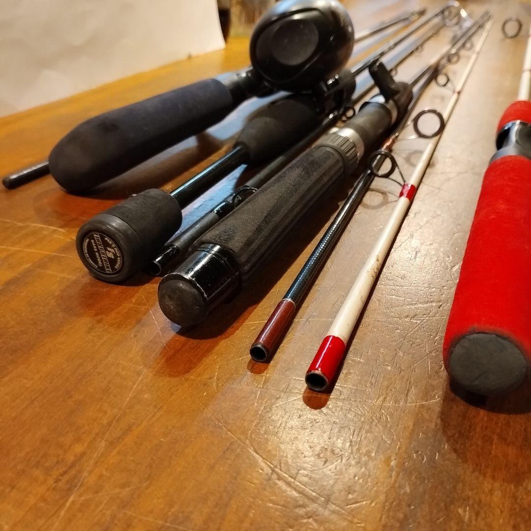 オールドロッド　バスロッド　4本セット　まとめて