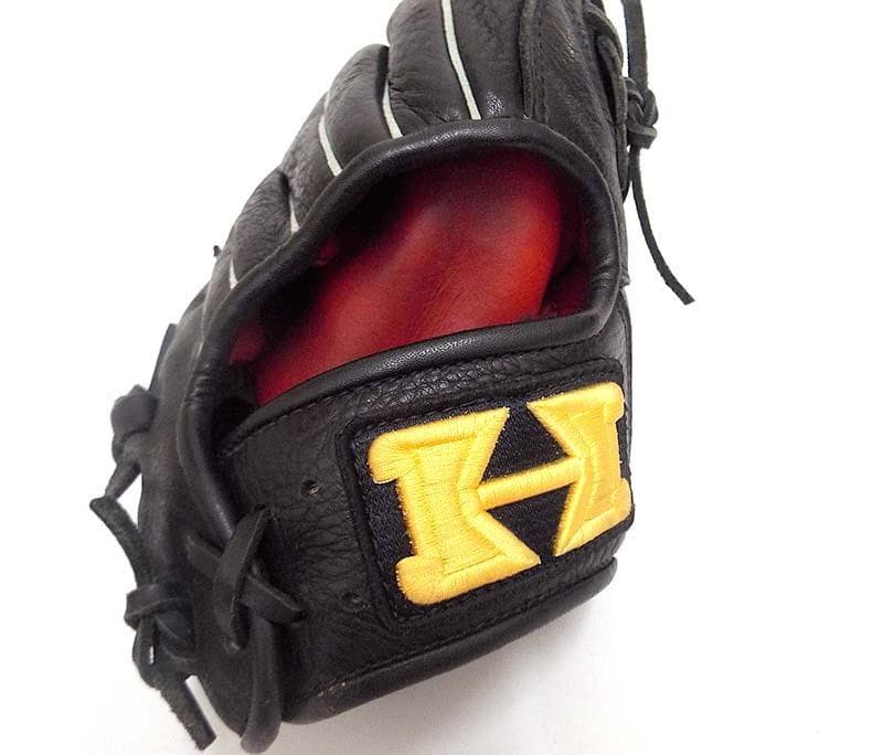 ハイゴールド 硬式グラブ 右投げ 外野手用 ブラック VSG-500 グローブ
