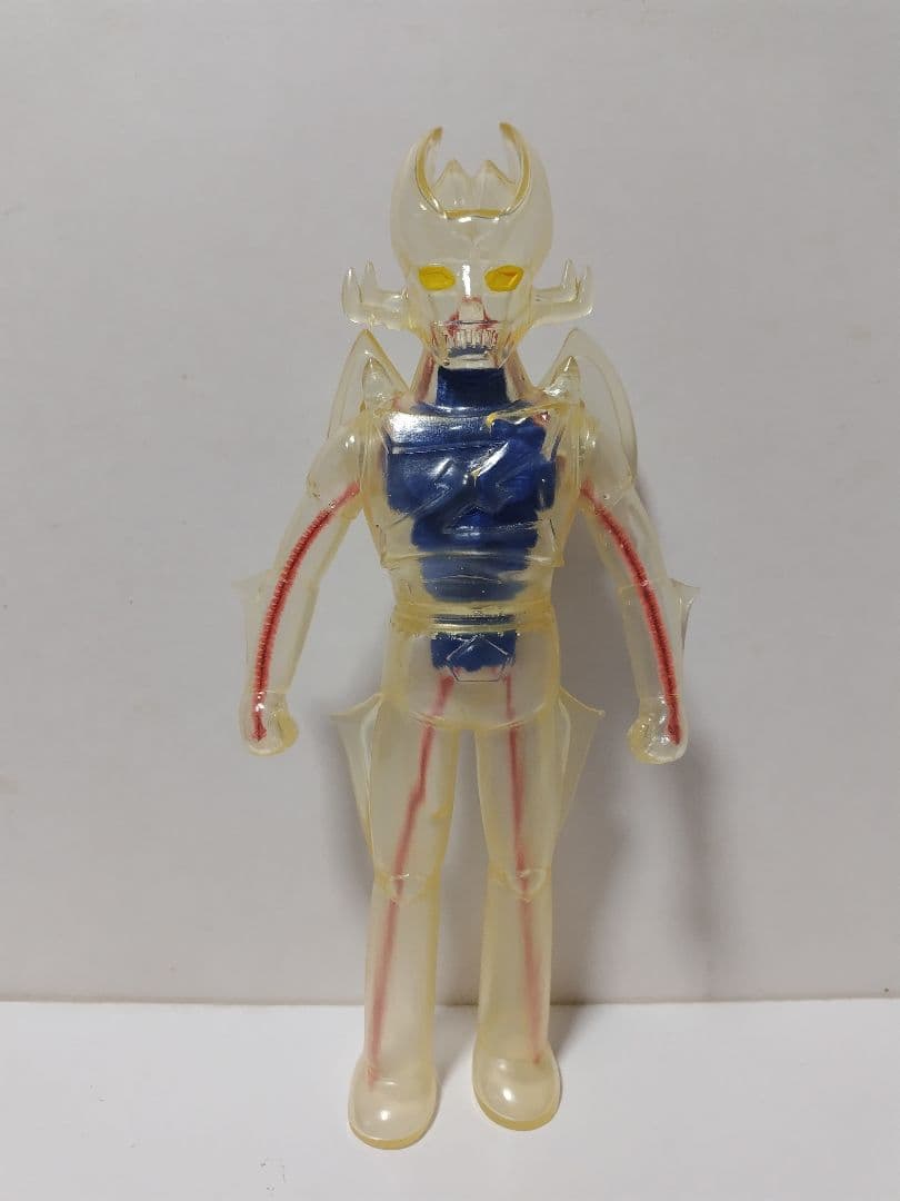 透明人間サンダーZ　 パチソフビ無版権変身サイボーグ昭和おもちゃソフビマジンガー