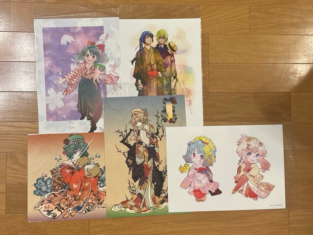 マクロスF おしゃれまくろす 京都 アートカード 5枚セット