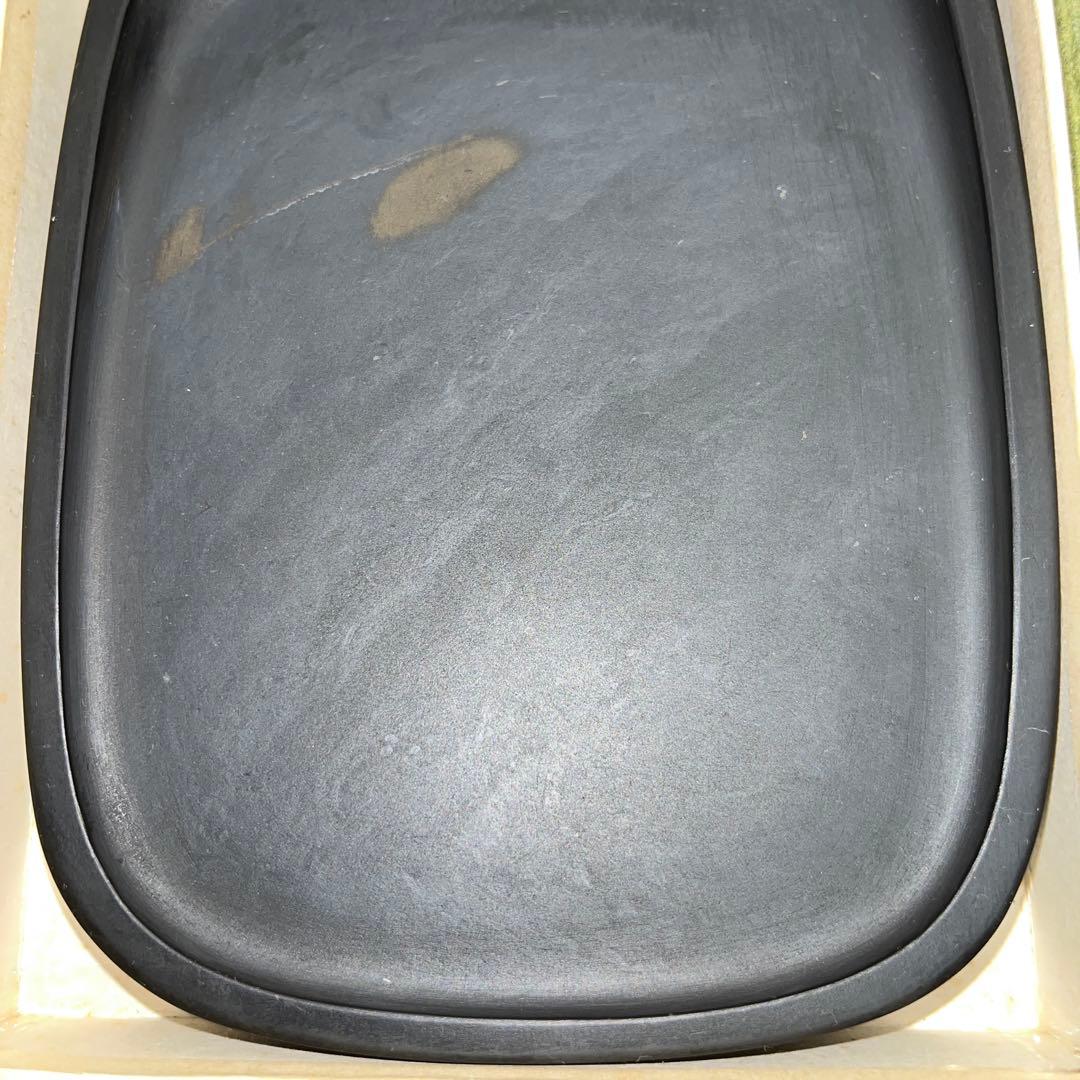 ⭕️雨端硯　梅寿研　12代　雨宮弥兵衛　手間がかかる特殊研　美しい姿　女性好み作品