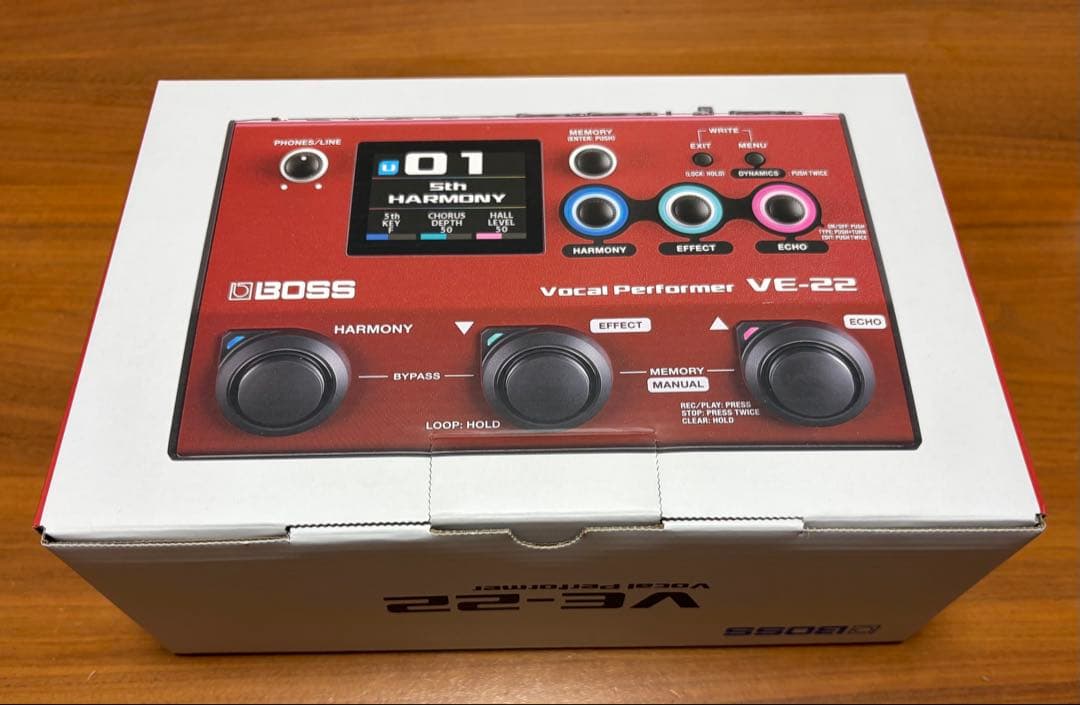 BOSS VE-22 VE22 ボーカルエフェクター キャリングバック ケーブル