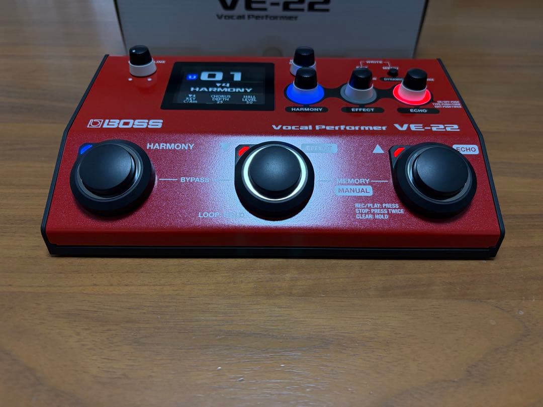 BOSS VE-22 VE22 ボーカルエフェクター キャリングバック ケーブル