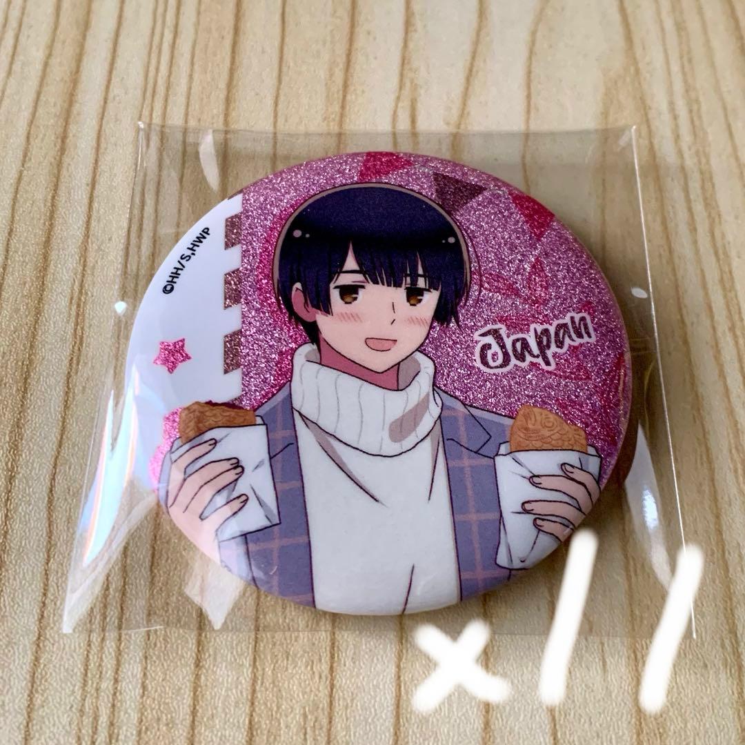 ヘタリア マルイ 缶バッジ 日本×11個