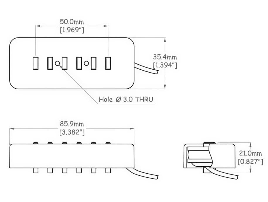 P-90 STAPLE SOAPBAR P-480 アルニコV SUGIZO