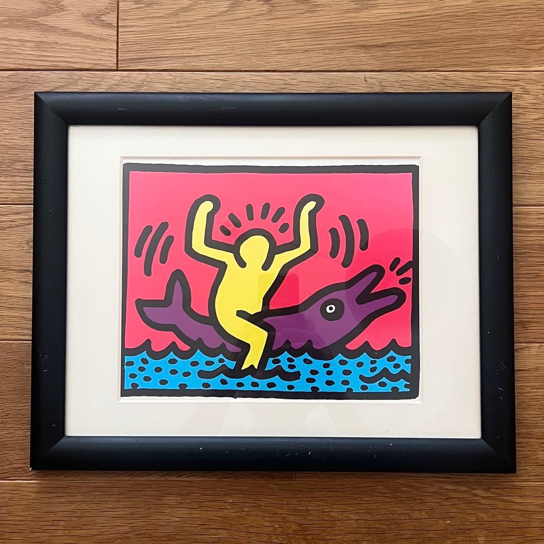 【雪虎】キース・ヘリング　オフセットプリント　1992 フランス製