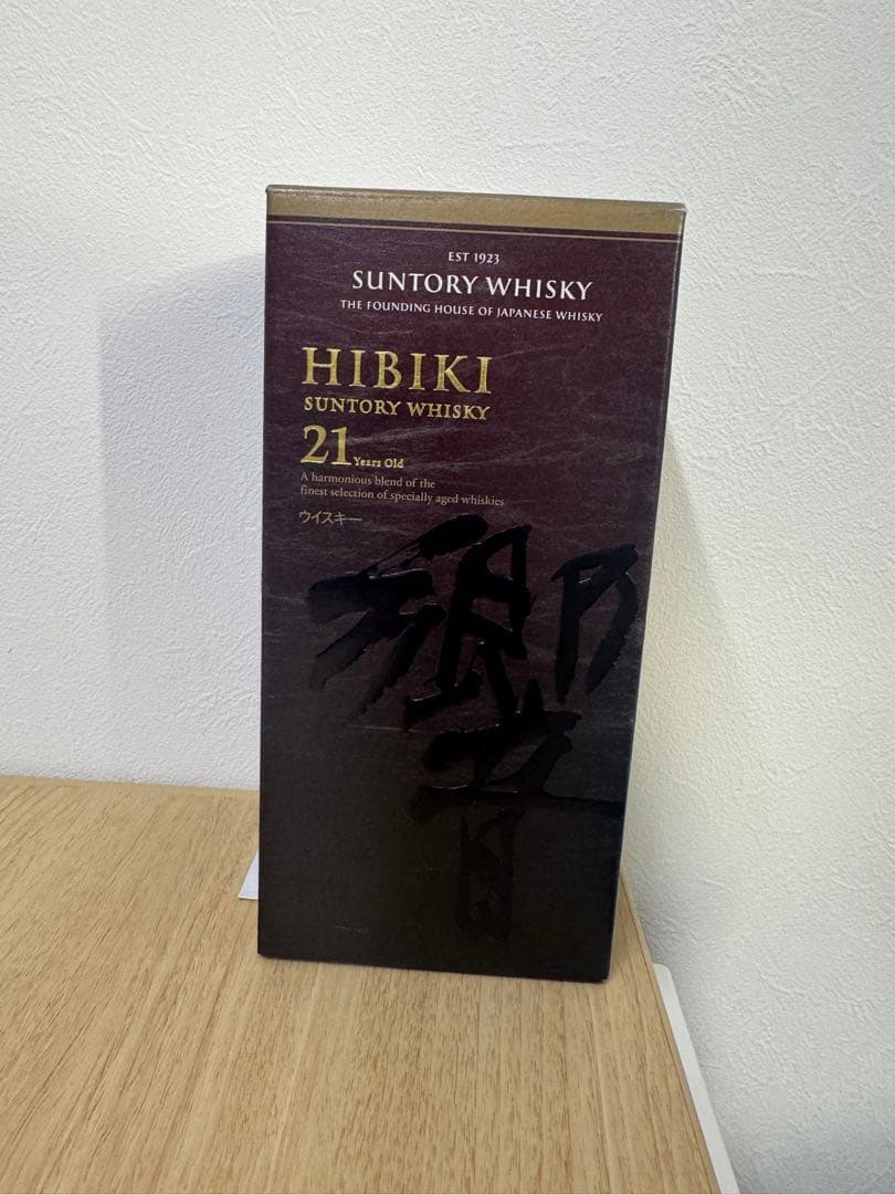 Hibiki 21年 空き箱、空き瓶未洗浄
