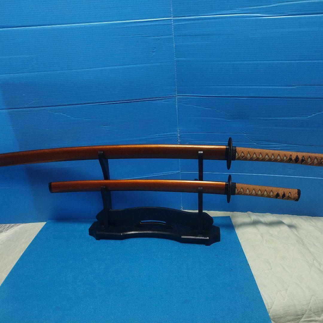 日本刀模擬刀(2本セット)飾り台は付きません。NO.4058