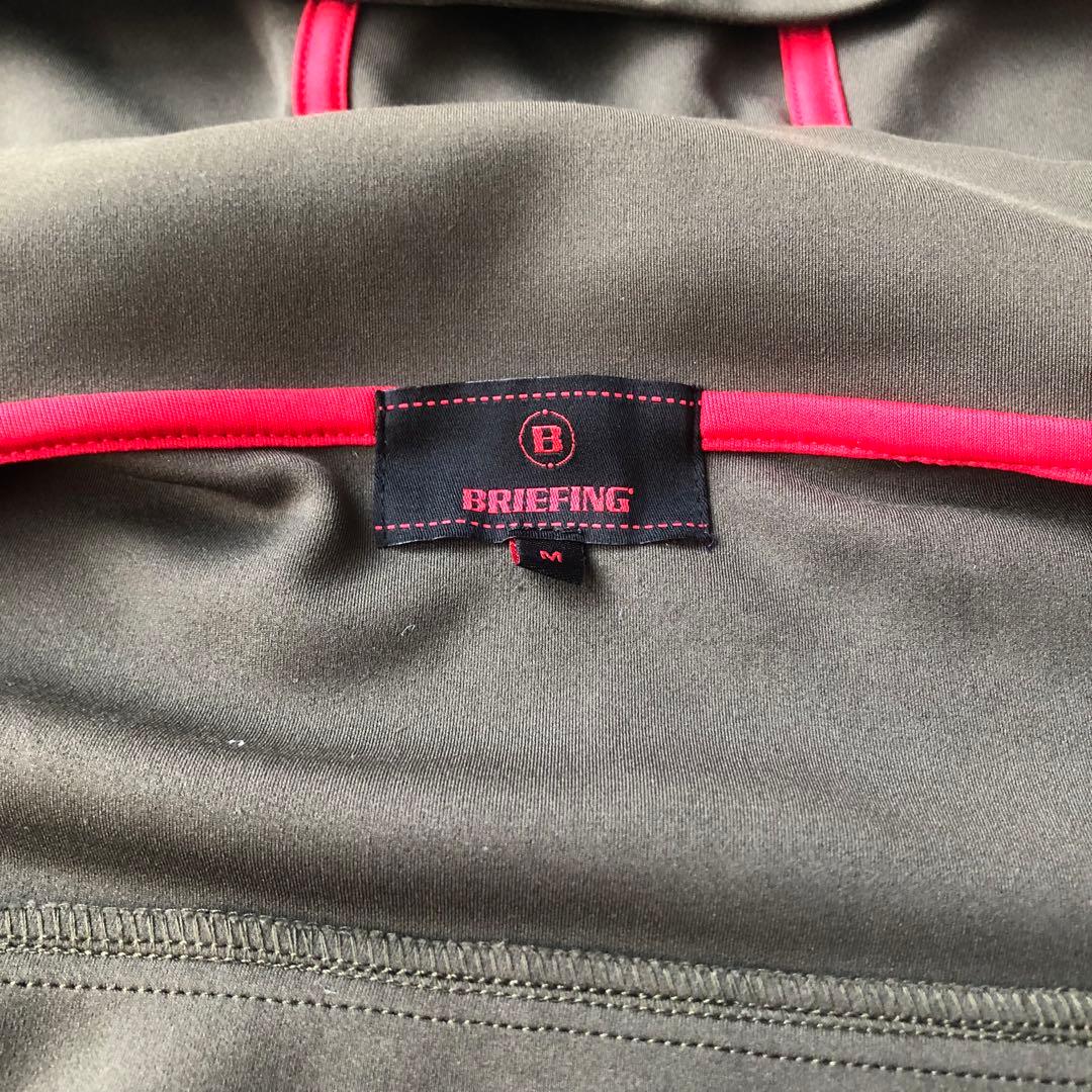 BRIEFING フード付きジャケット Mサイズ オリーブグリーン