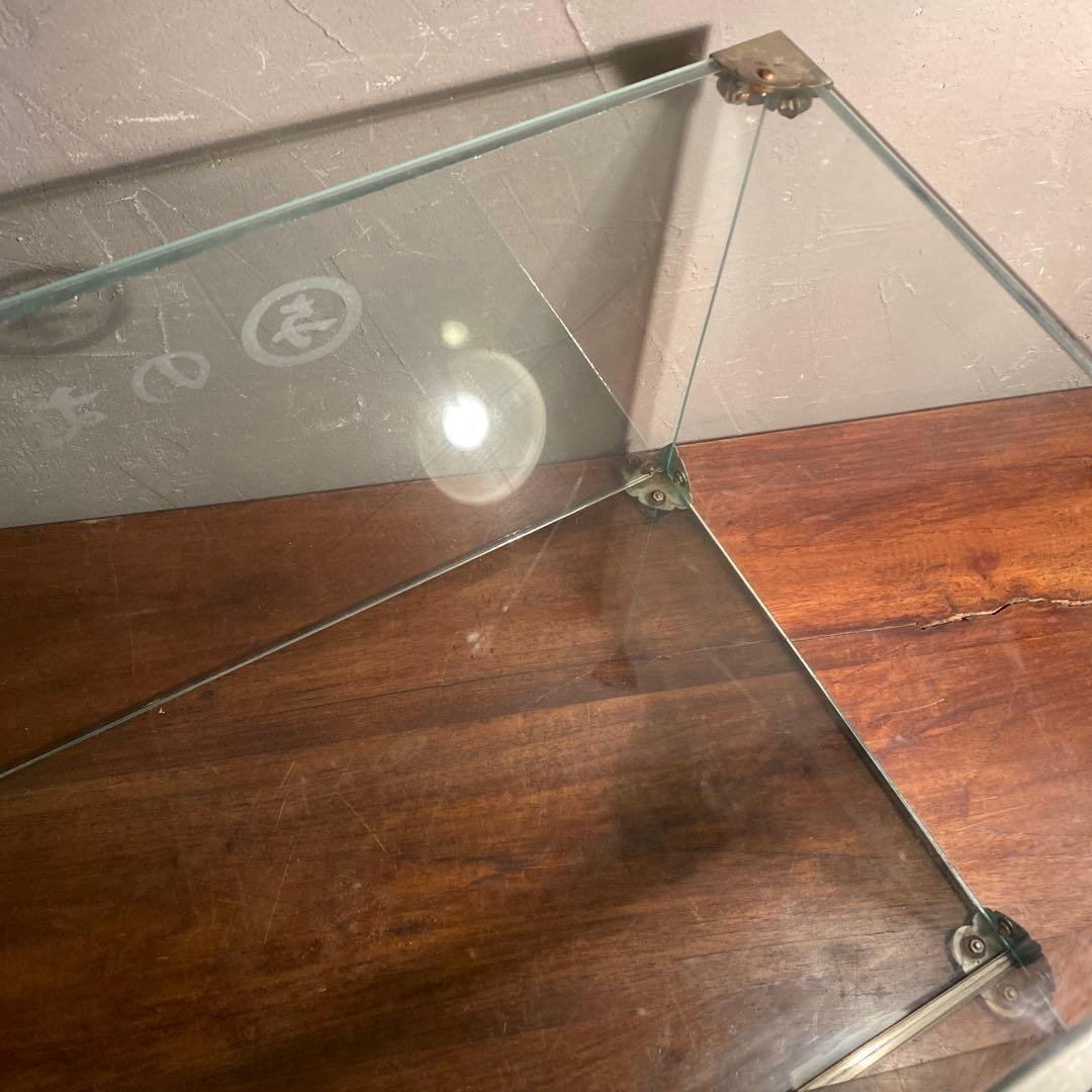 昭和レトロ 茶屋 陳列什器 ガラスショーケース 扉付き 美品 ヴィンテージ