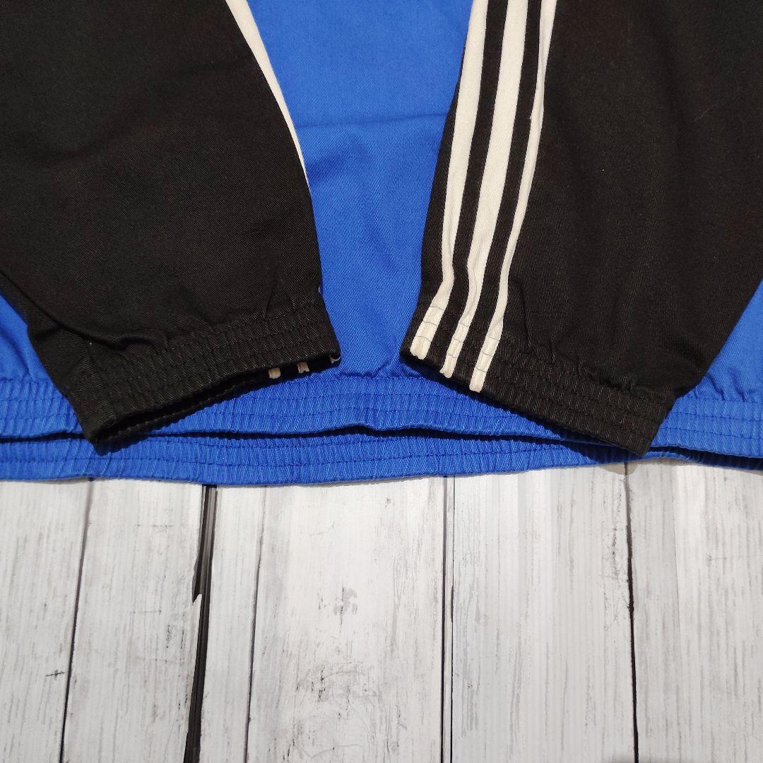 激レア‼️90s adidas レンジャーズ　ドリルトップジャージ L 青/黒