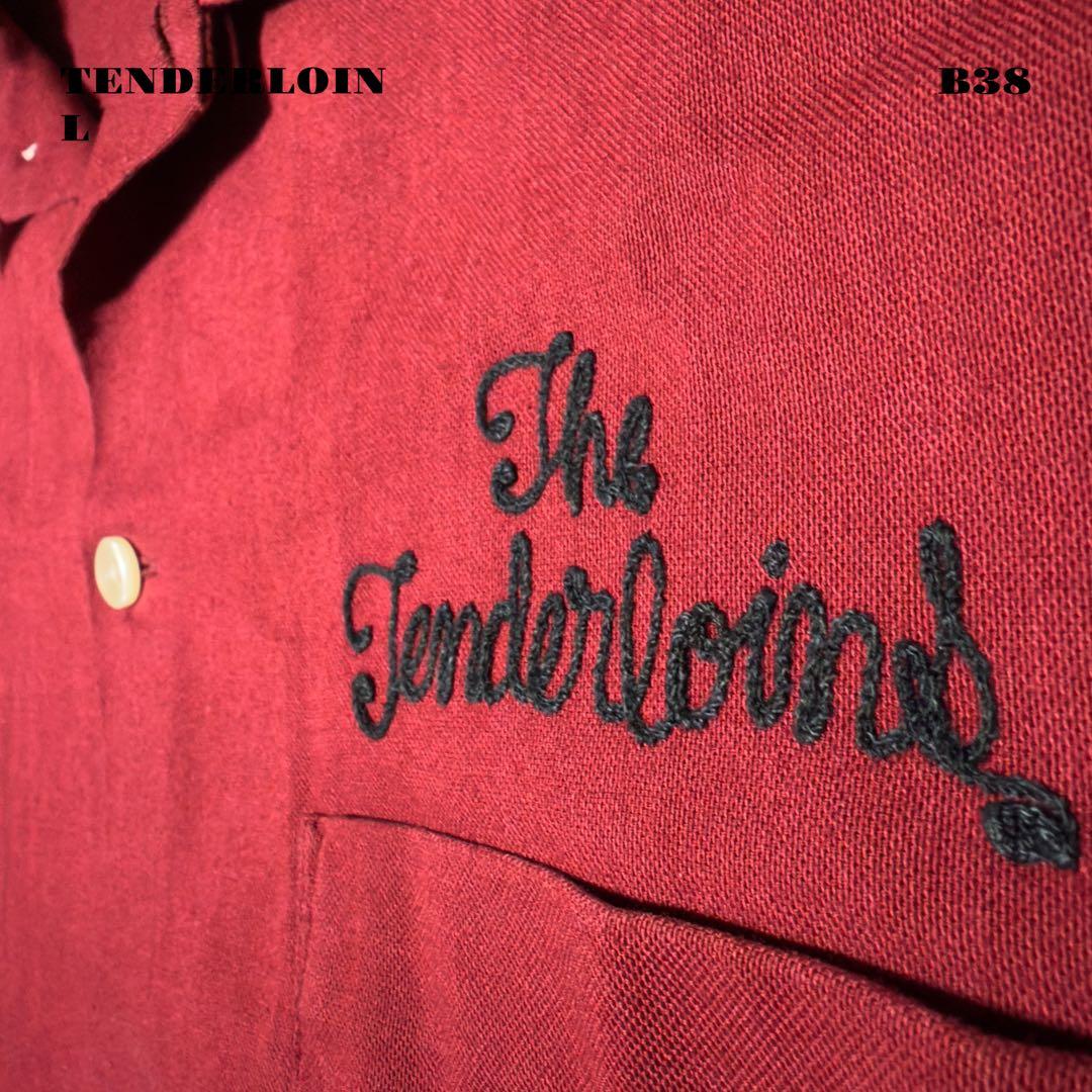 ★限定出品★ TENDERLOIN 長袖 シャツ ボーリング ボウリング 赤 L