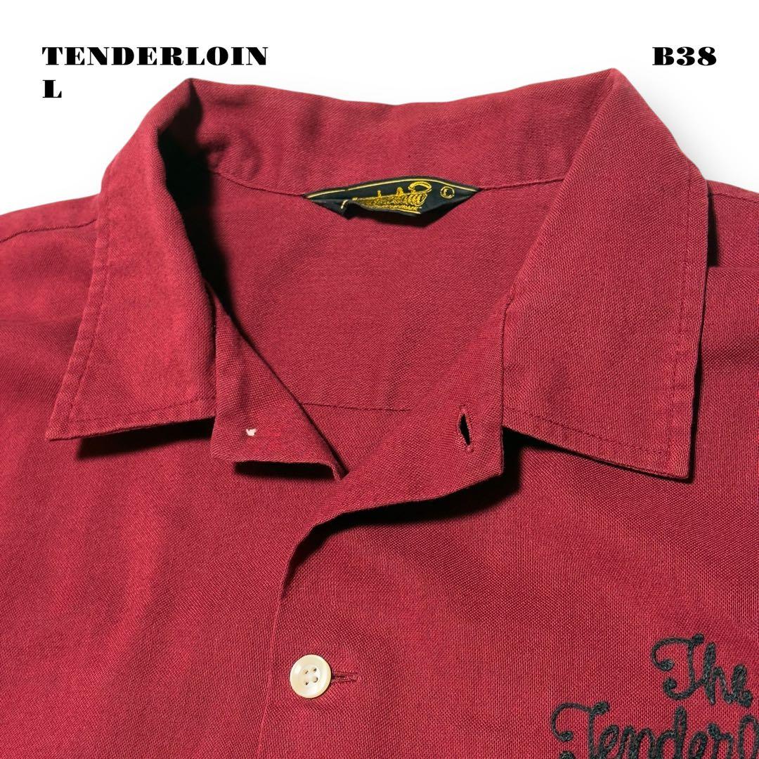 ★限定出品★ TENDERLOIN 長袖 シャツ ボーリング ボウリング 赤 L