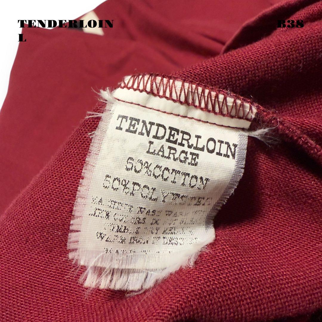 ★限定出品★ TENDERLOIN 長袖 シャツ ボーリング ボウリング 赤 L