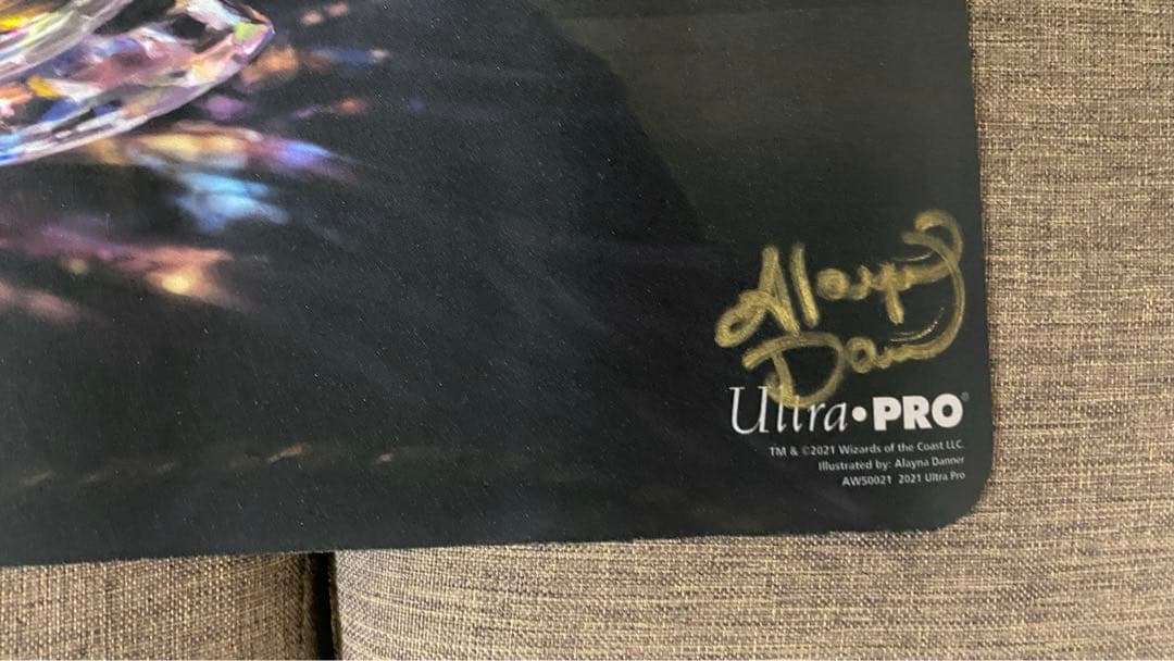 MTG 宝石の睡蓮 Jeweled Lotus直筆サイン プレイマット