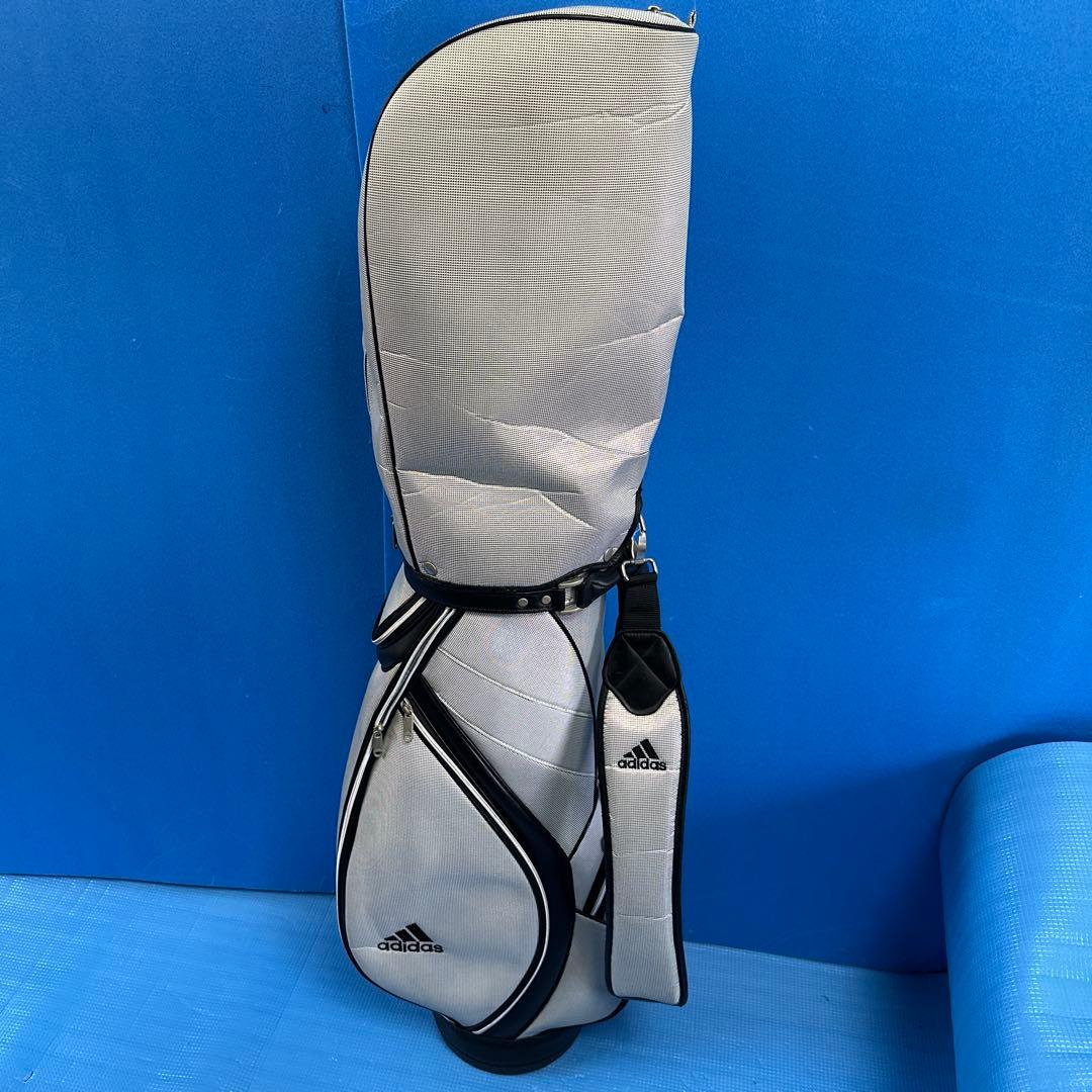 adidas シルバー キャディバッグ