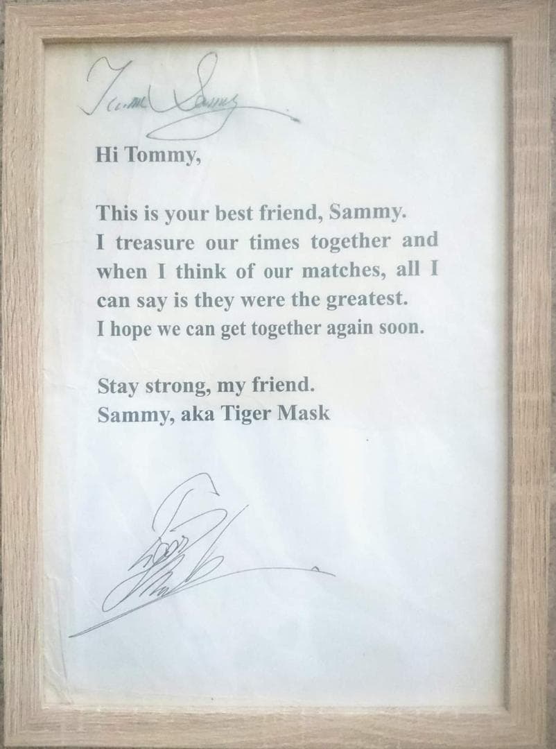 タイガーマスクからダイナマイト・キッドへの手紙　Ｇスピリッツ掲載