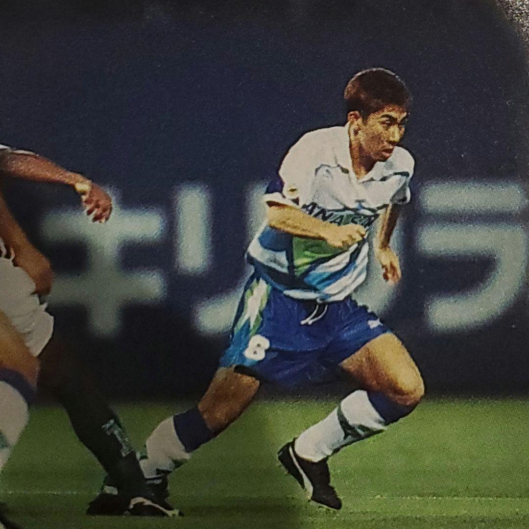 94-95 横浜フリューゲルス 前園真聖選手着用 カップ戦アウェーユニフォーム