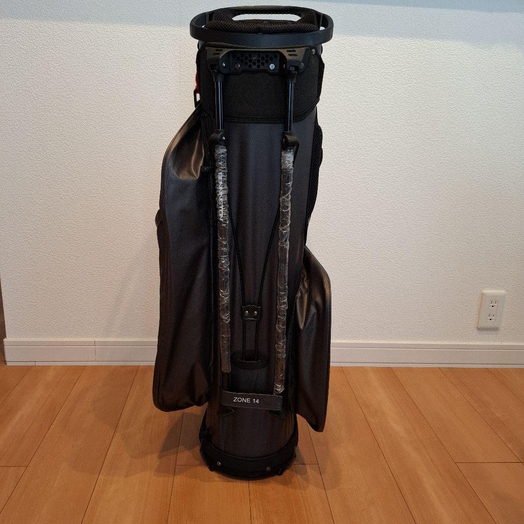 BENNINGTONZONE キャディバッグ 14分割グレー/レッド