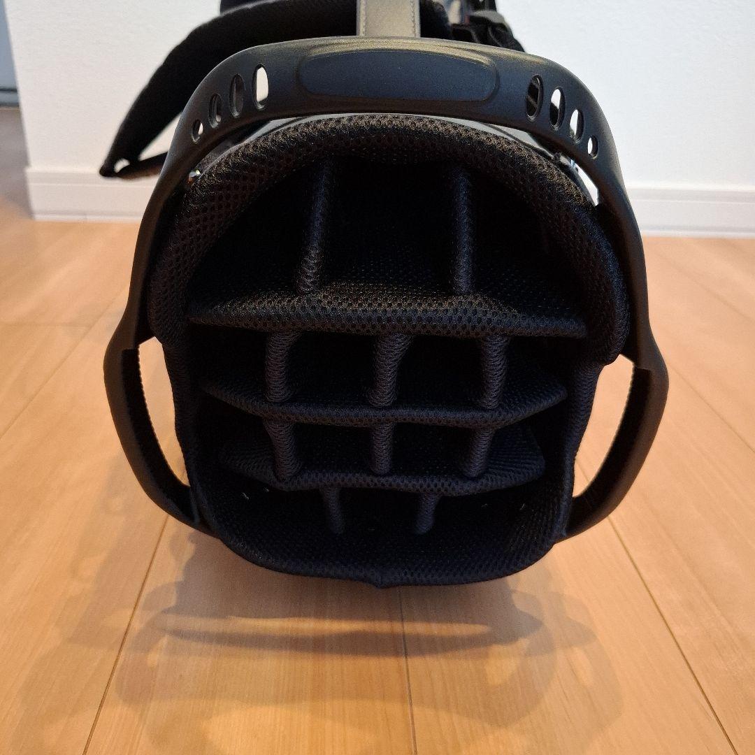 BENNINGTONZONE キャディバッグ 14分割グレー/レッド