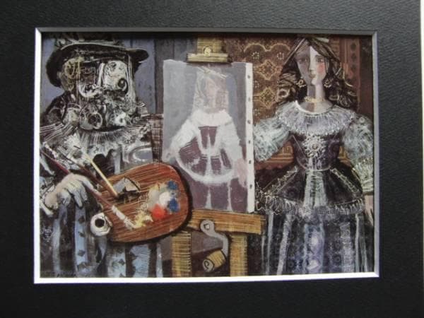 増田　誠【王様と王妃】希少画集画、状態良好、人気作家 、新品高級額装付