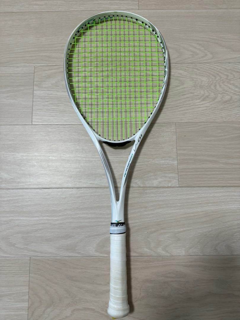 アクロスピード 軟式テニスラケット ホワイト