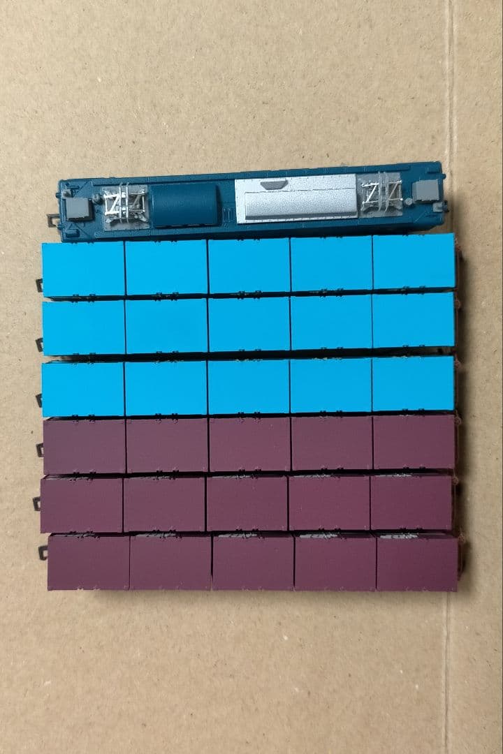 東京マルイ PROZ コンテナ車両 と プリモロコ EF64 まとめ　Zゲージ