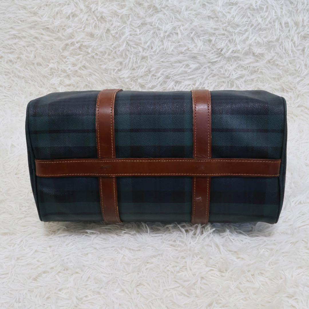 ポロラルフローレン　ボストンバッグ　チェック柄