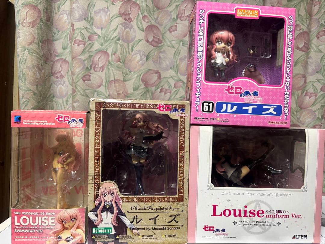 ゼロの使い魔 フィギュア ルイズセット