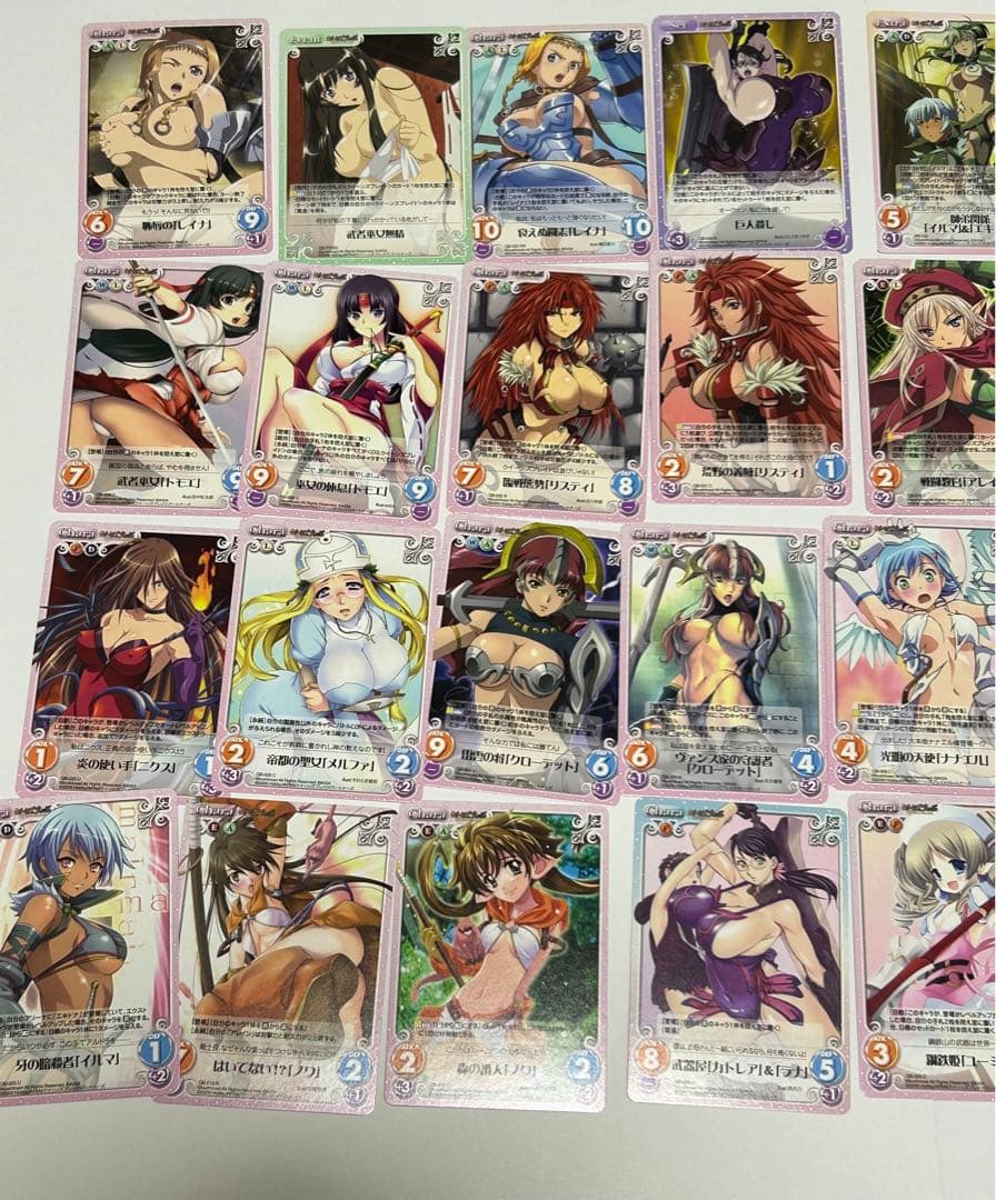 クイーンズブレイド　CHAOS カオス　まとめ売りセット　アイリ　レイナ　トモエ