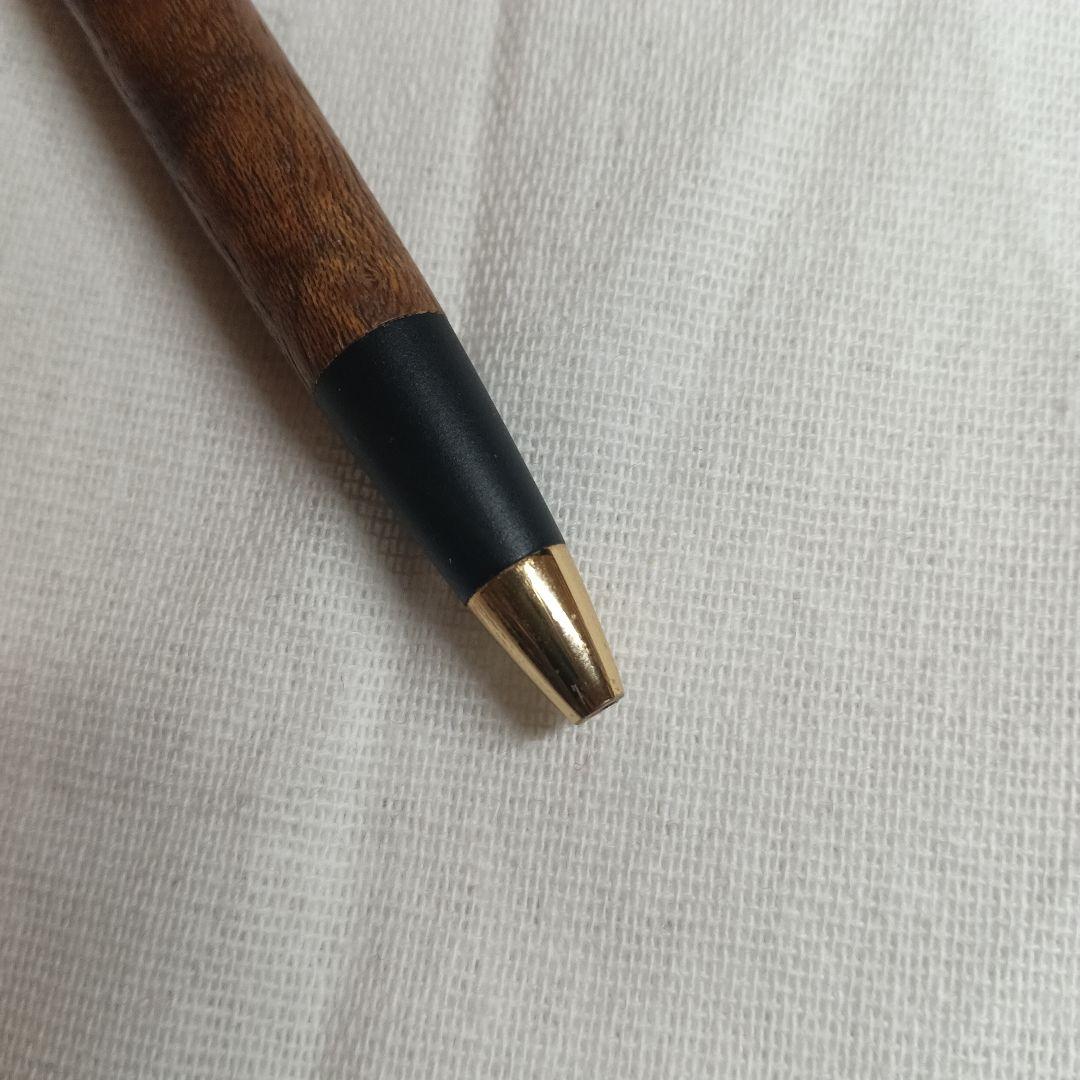 野原工芸　玉杢欅　スリムボールペン