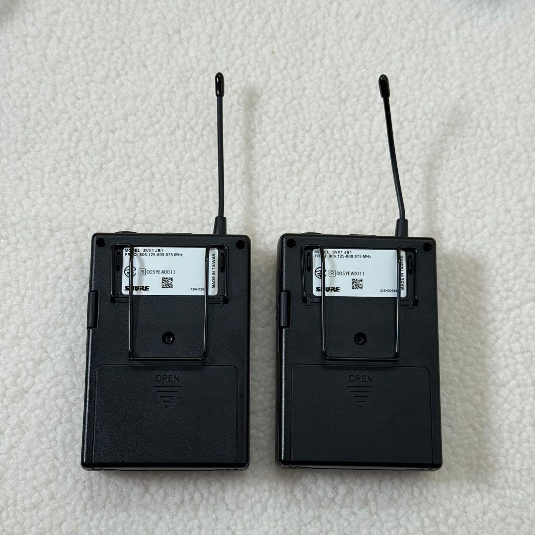 動作確認済　SHURE SVX88 SVX1 JB1 ワイヤレスシステム